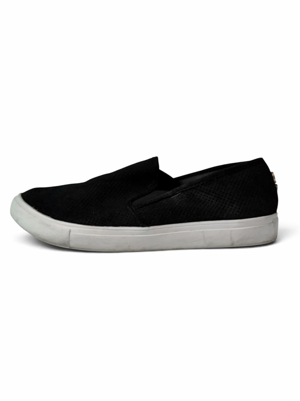 Steve Madden Black Slip-On Sneaker with White Tag